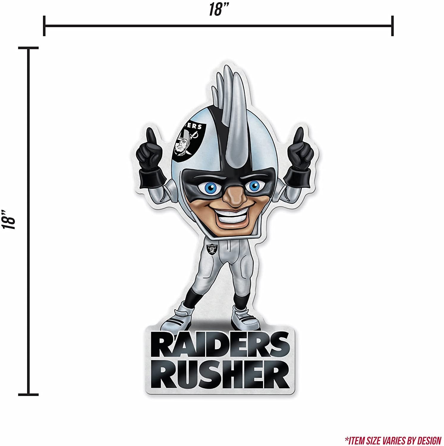 Las Vegas Raiders Pennant Mascot Logo 18 Inch Soft Felt