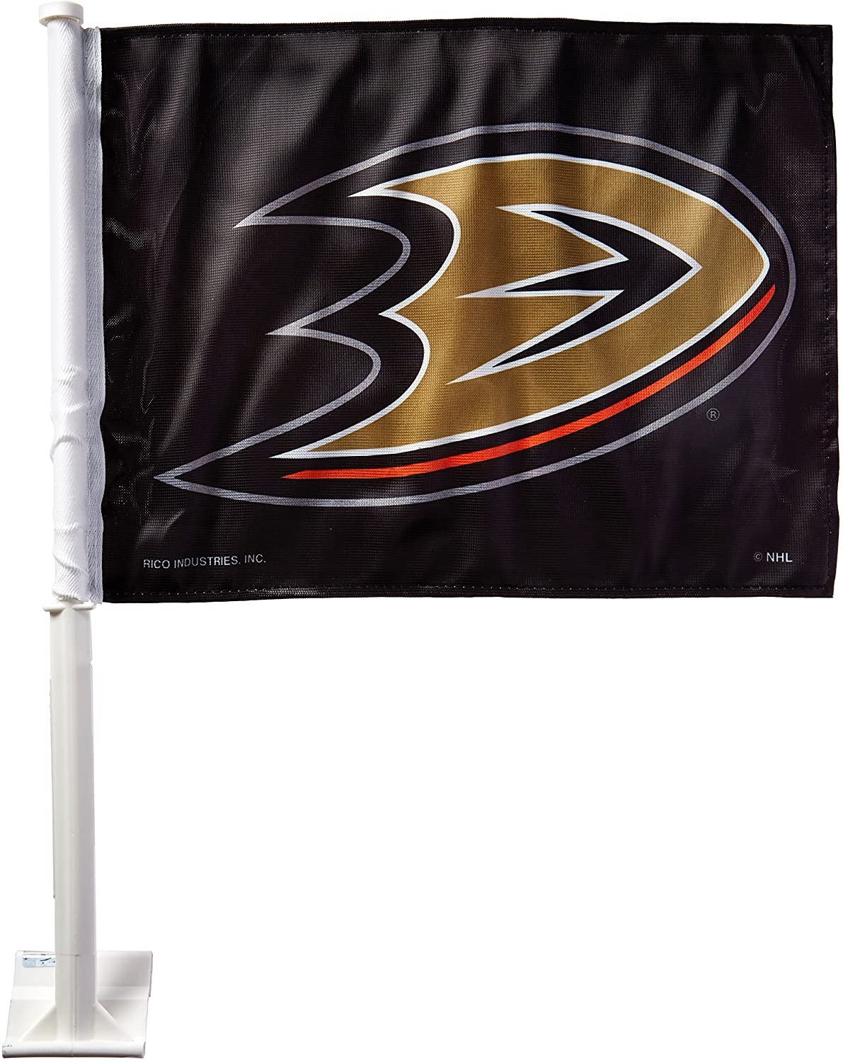Anaheim Ducks Car Flag with Display Pole