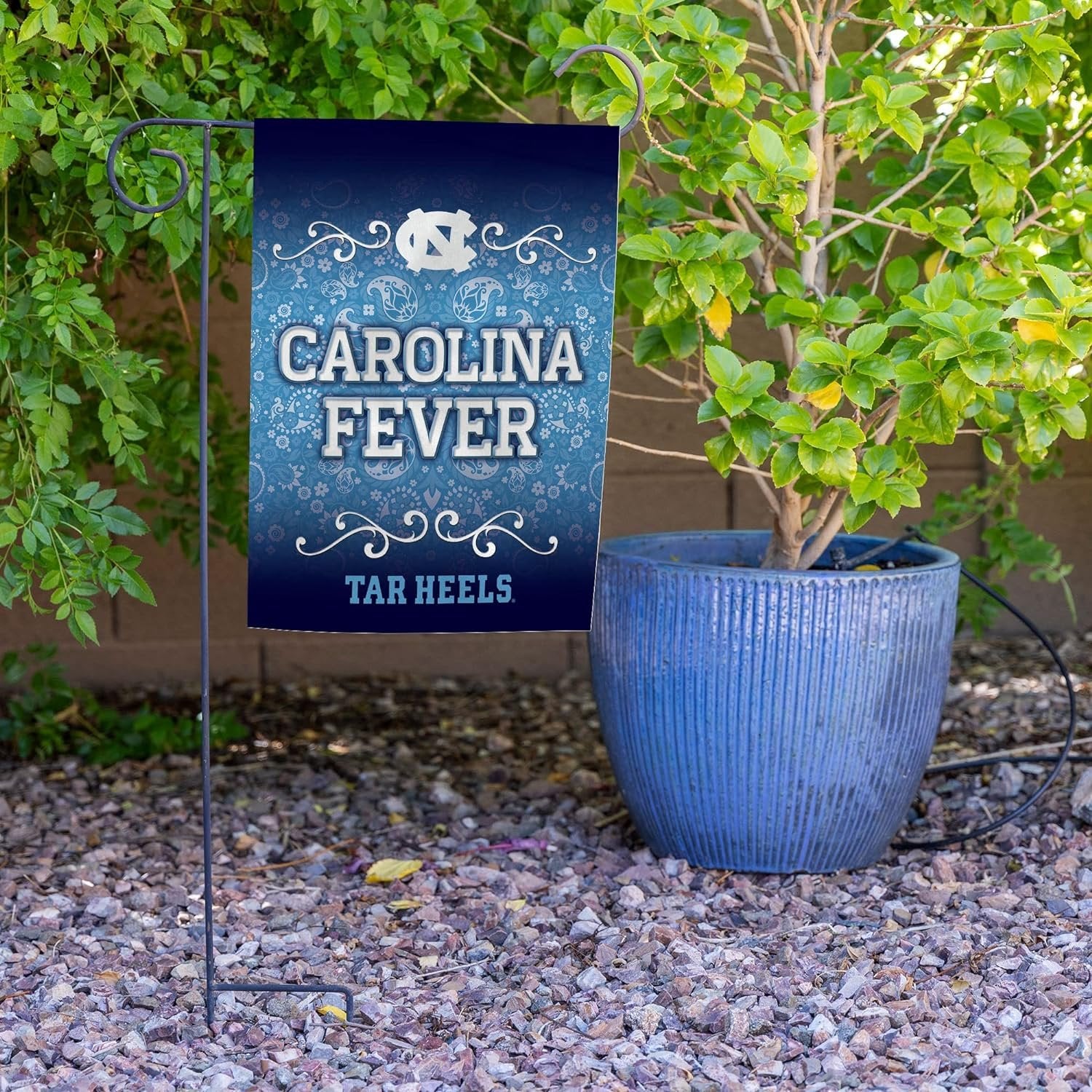 University of North Carolina Tar Heels Premium Double Sided Garden Flag Banner, 13x18 Inch, Display Pole Sold Separately