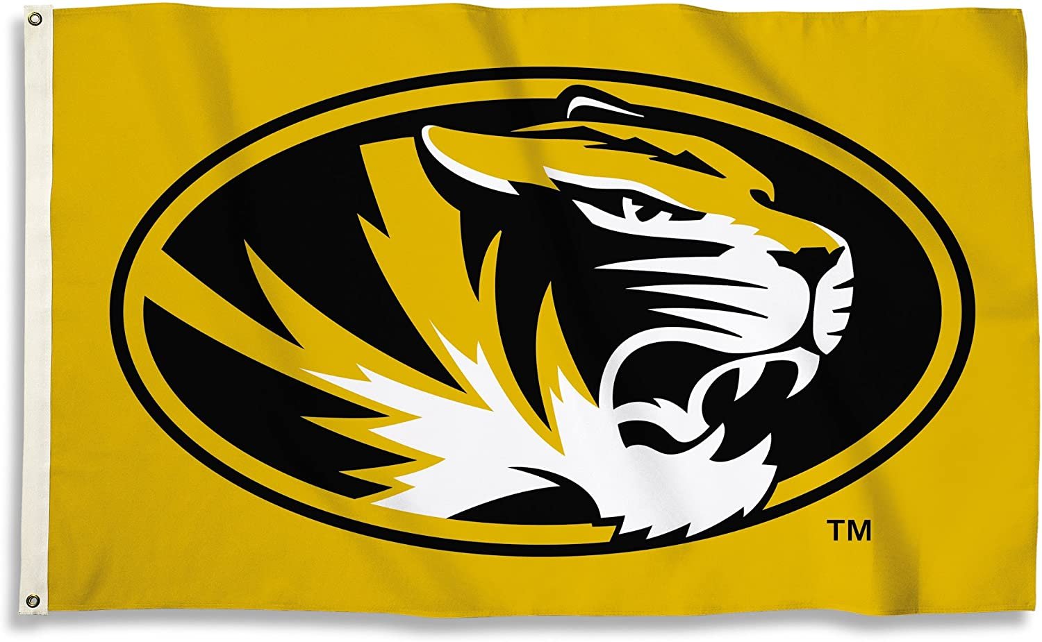 University of Missouri Tigers Premium 3x5 Feet Flag Banner, Logo Design, Metal Grommets, Outdoor Use