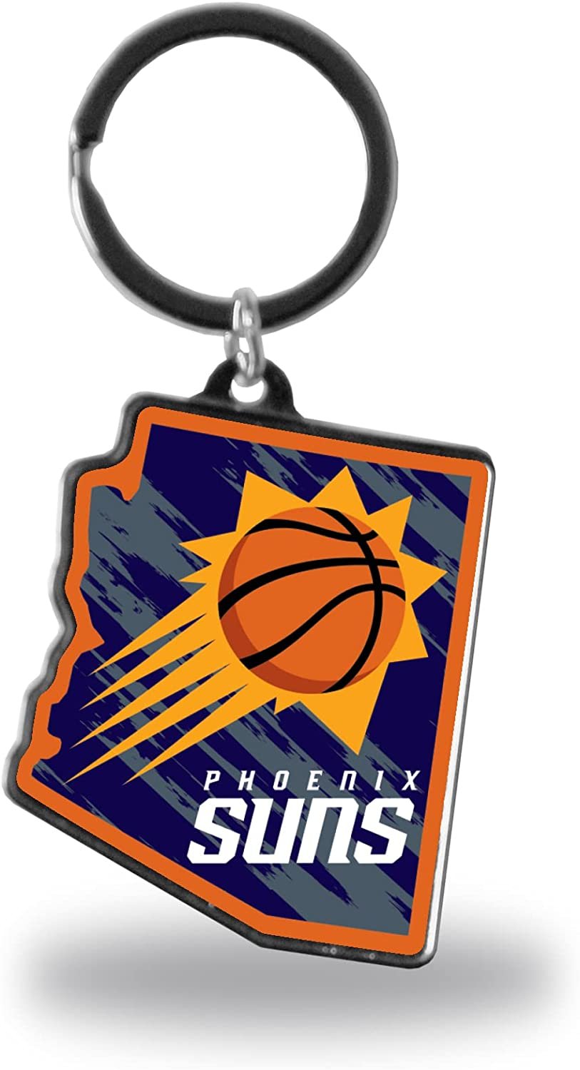 Phoenix Suns State Shape Keychain