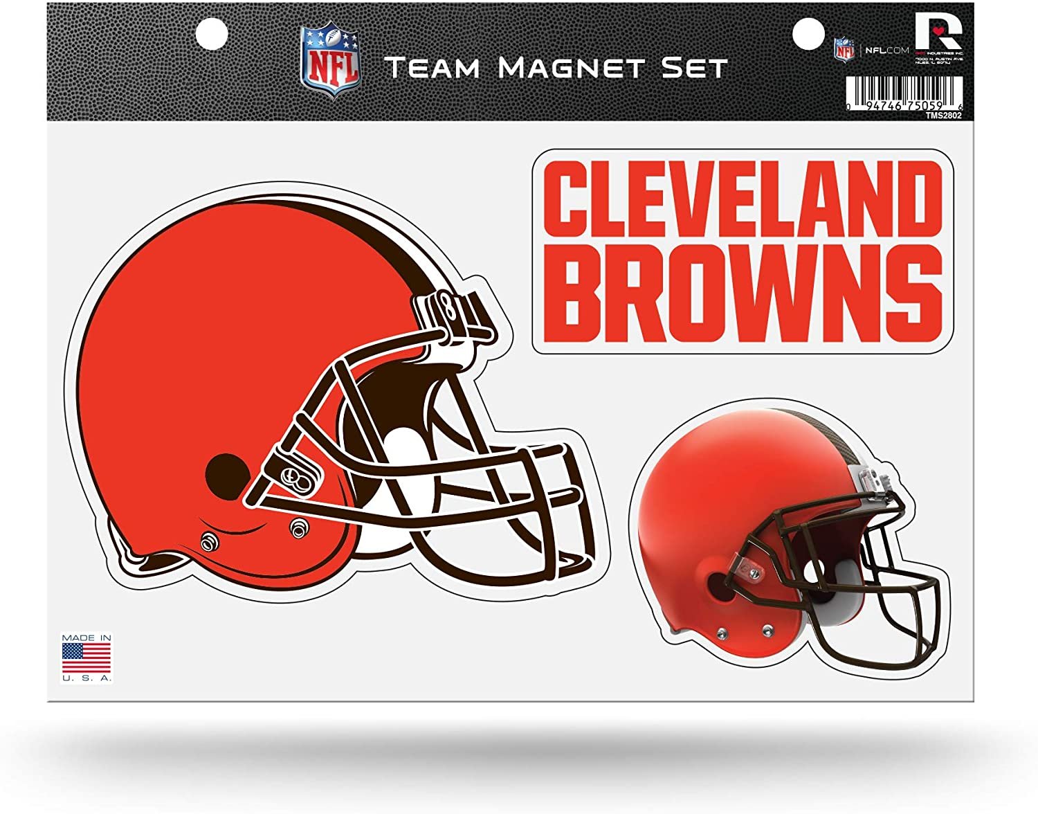 Cleveland Browns Die Cut Team Magnet Set Sheet