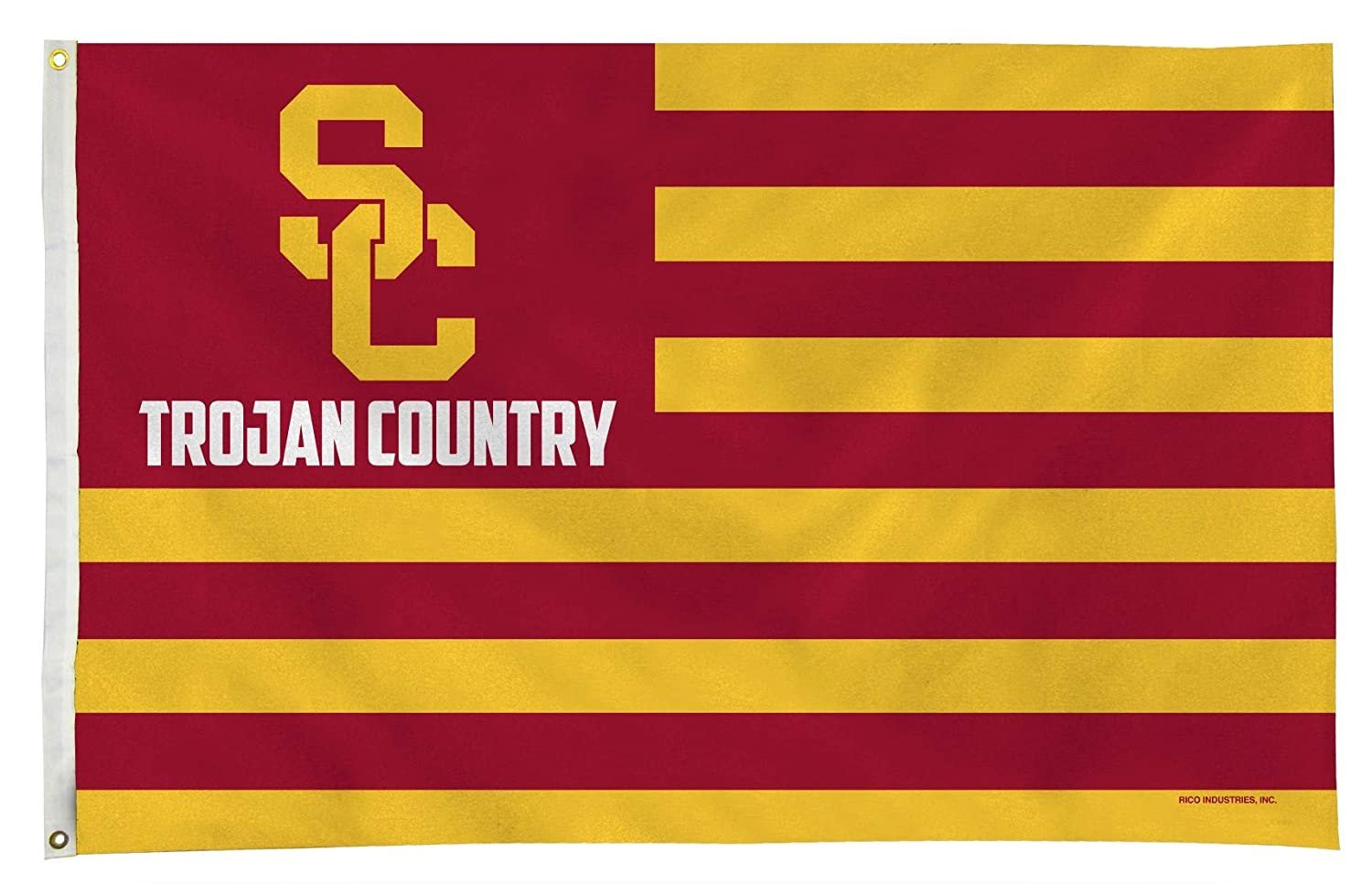 University of Southern California USC Trojans Premium 3x5 Feet Flag Banner, Country Design, Metal Grommets, Outdoor Use, Single Sided