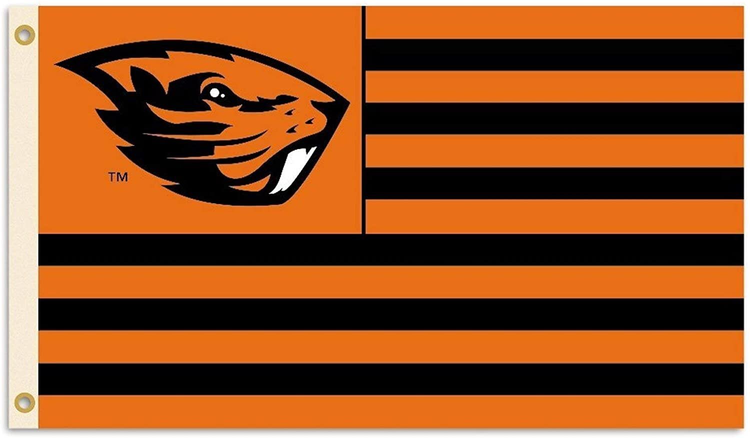 Oregon State Beavers Stripes Nation 3x5 Flag Outdoor House Banner University of