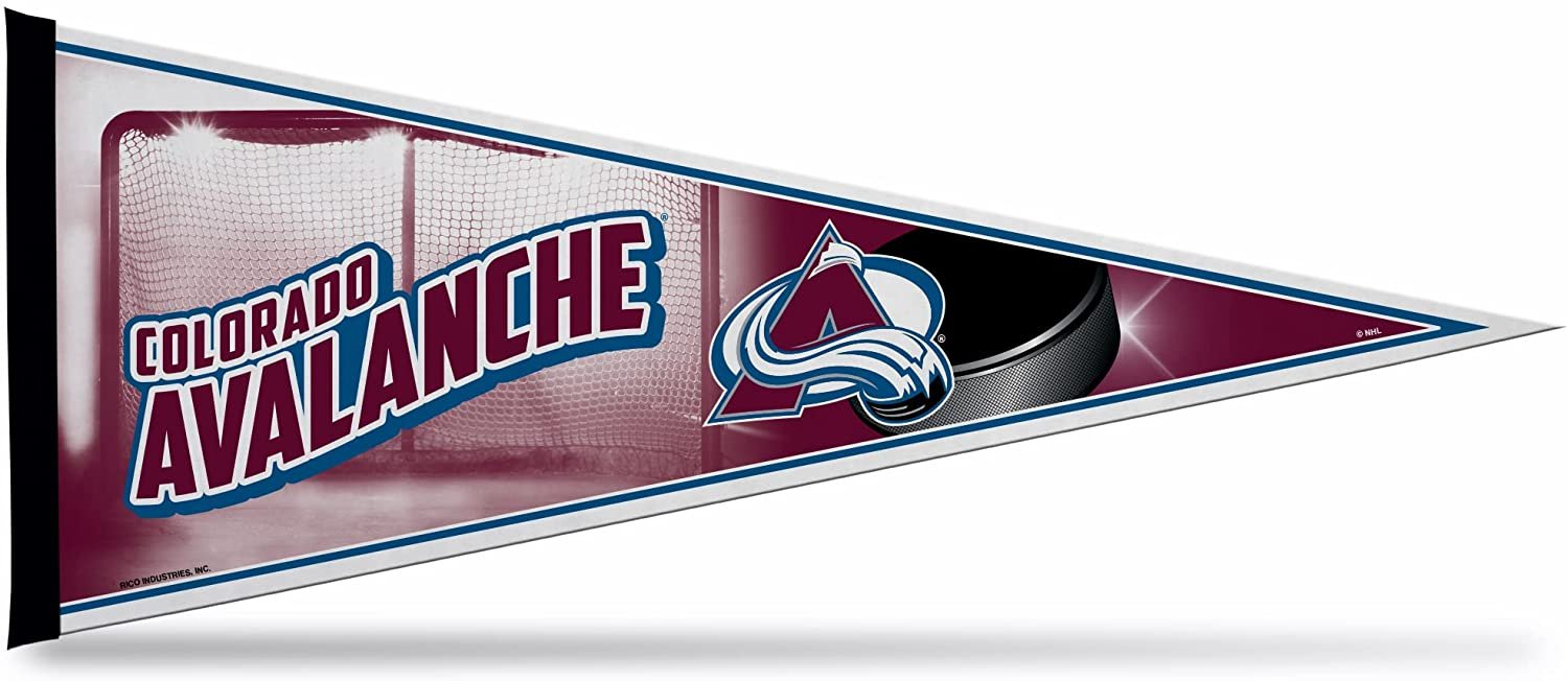 Colorado Avalanche  12x30 Inch Super Soft Felt Pennant, Easy to Hang
