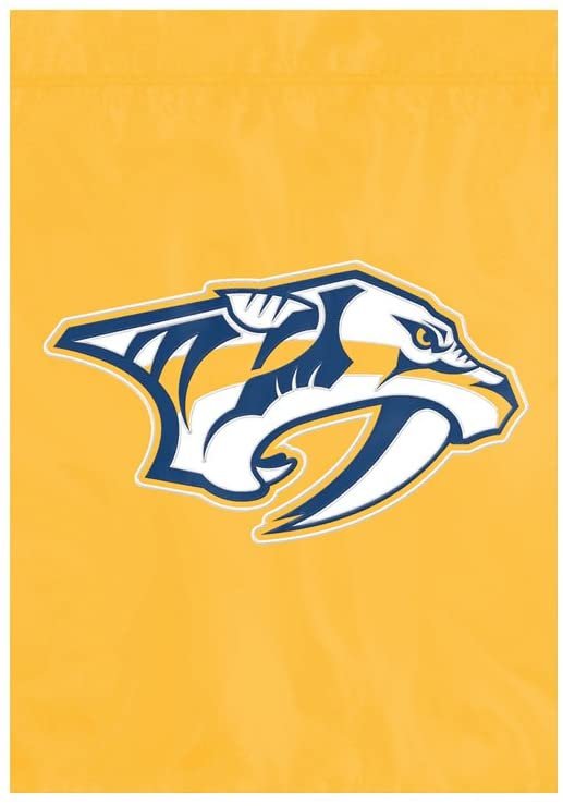Nashville Predators Premium Garden Flag Banner Applique Embroidered 12.5x18 Inch