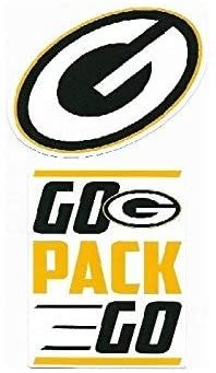 Green Bay Packers Double Up Die Cut 2-Piece Sticker Sheet