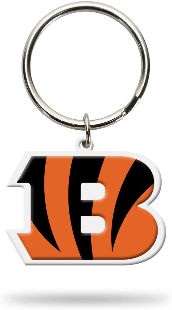 Rico Industries NFL Cincinnati Bengals Flexible Team Logo Keychain