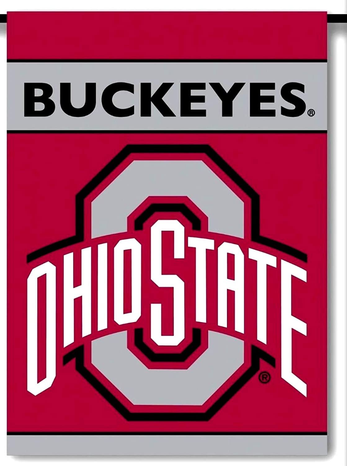 Ohio State Buckeyes Premium 2-Sided Garden Window Flag Banner University of