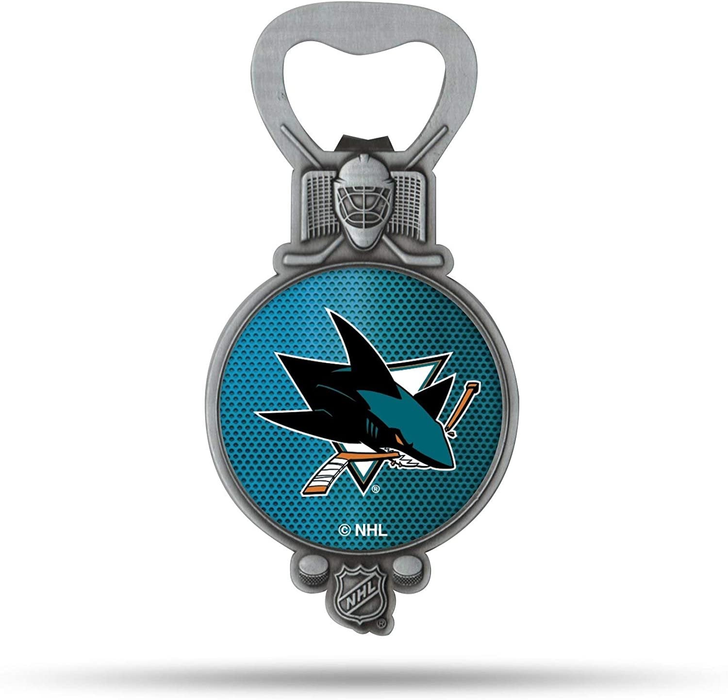 San Jose Sharks Hockey Bottle Opener Magnet