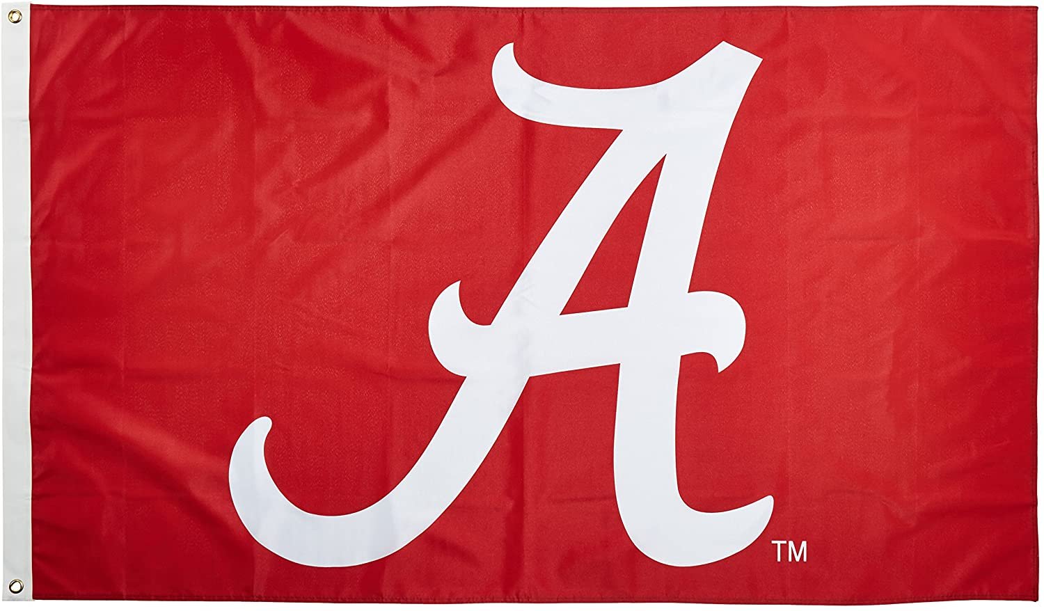 University of Alabama Crimson Tide Premium 3x5 Feet Flag Banner, A Logo Design, Metal Grommets, Outdoor Use, Single Sided