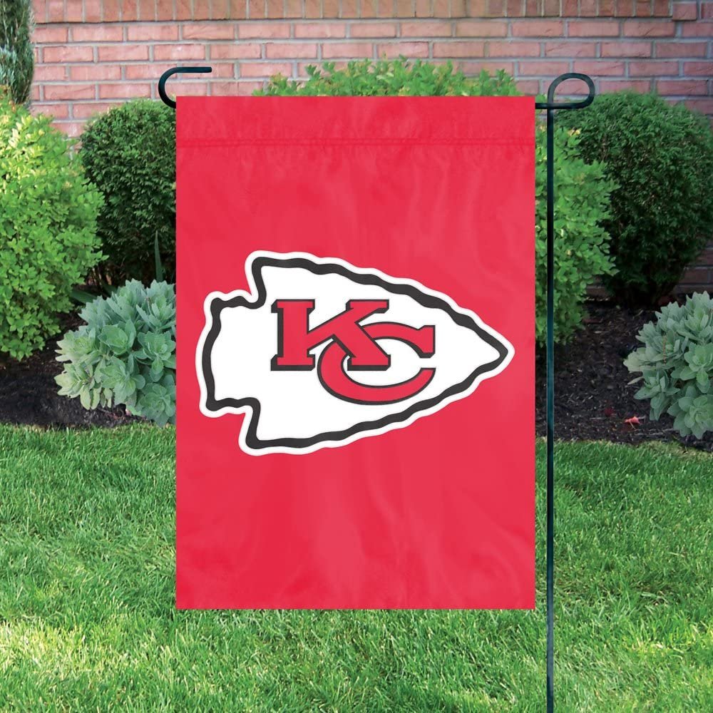 Kansas City Chiefs Premium Garden Flag Banner Applique Embroidered 12.5x18 Inch