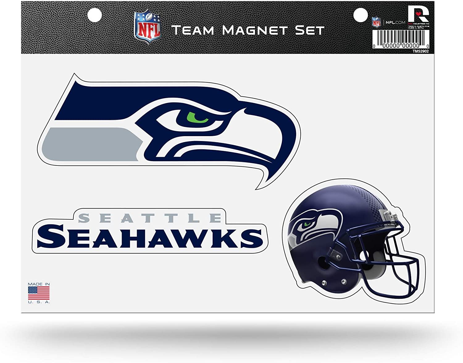 Seattle Seahawks Die Cut Team Magnet Set Sheet