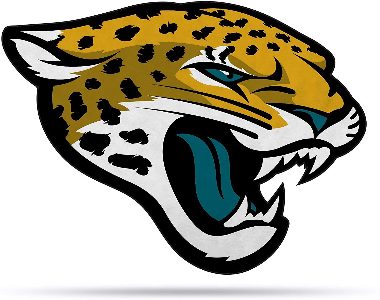 Jacksonville Jaguars Pennant Primary Logo 18 Inch Soft Felt