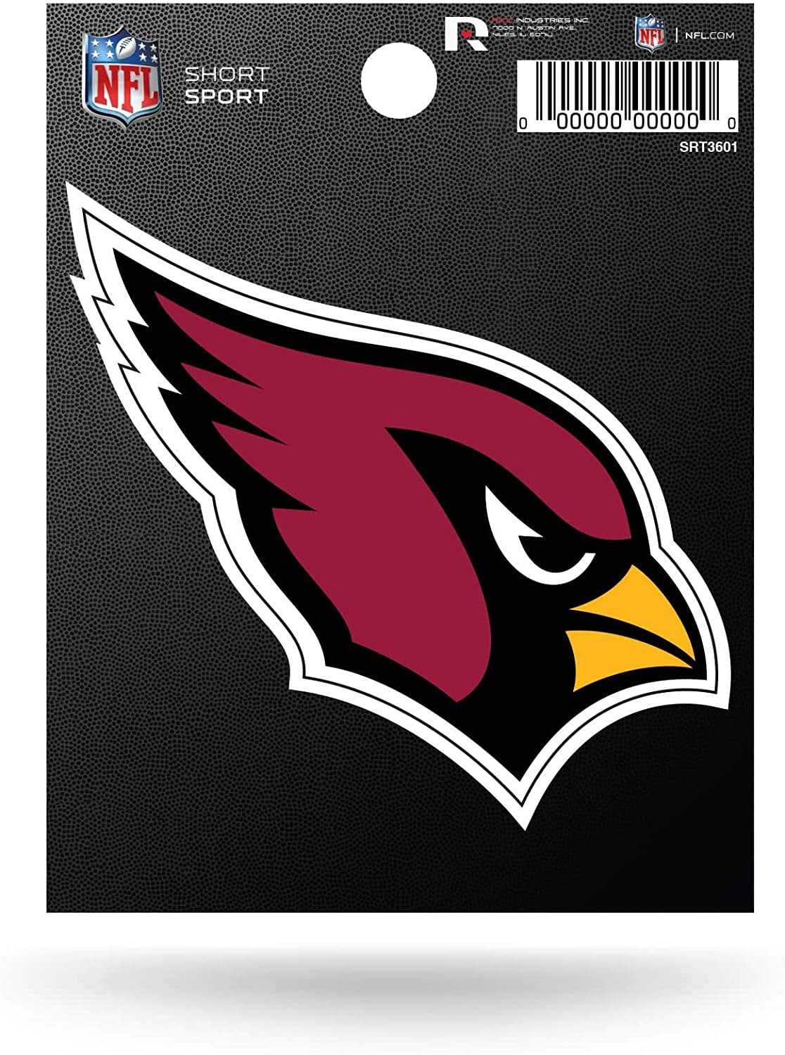 Arizona Cardinals 3 Inch Sticker Decal, Full Adhesive Backing, Easy Peel and Stick Application