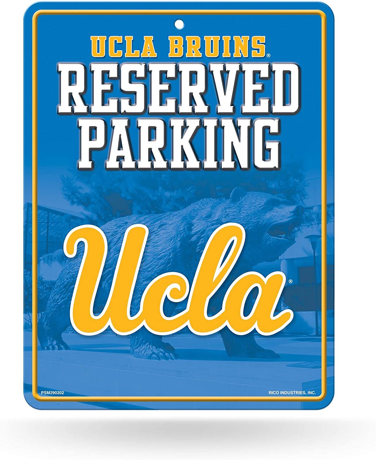 UCLA Bruins 8x11 Inch Metal Parking Sign