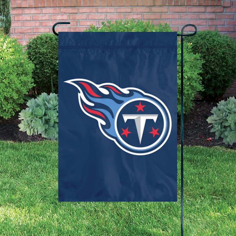 Tennessee Titans Premium Garden Flag Banner Applique Embroidered 12.5x18 Inch