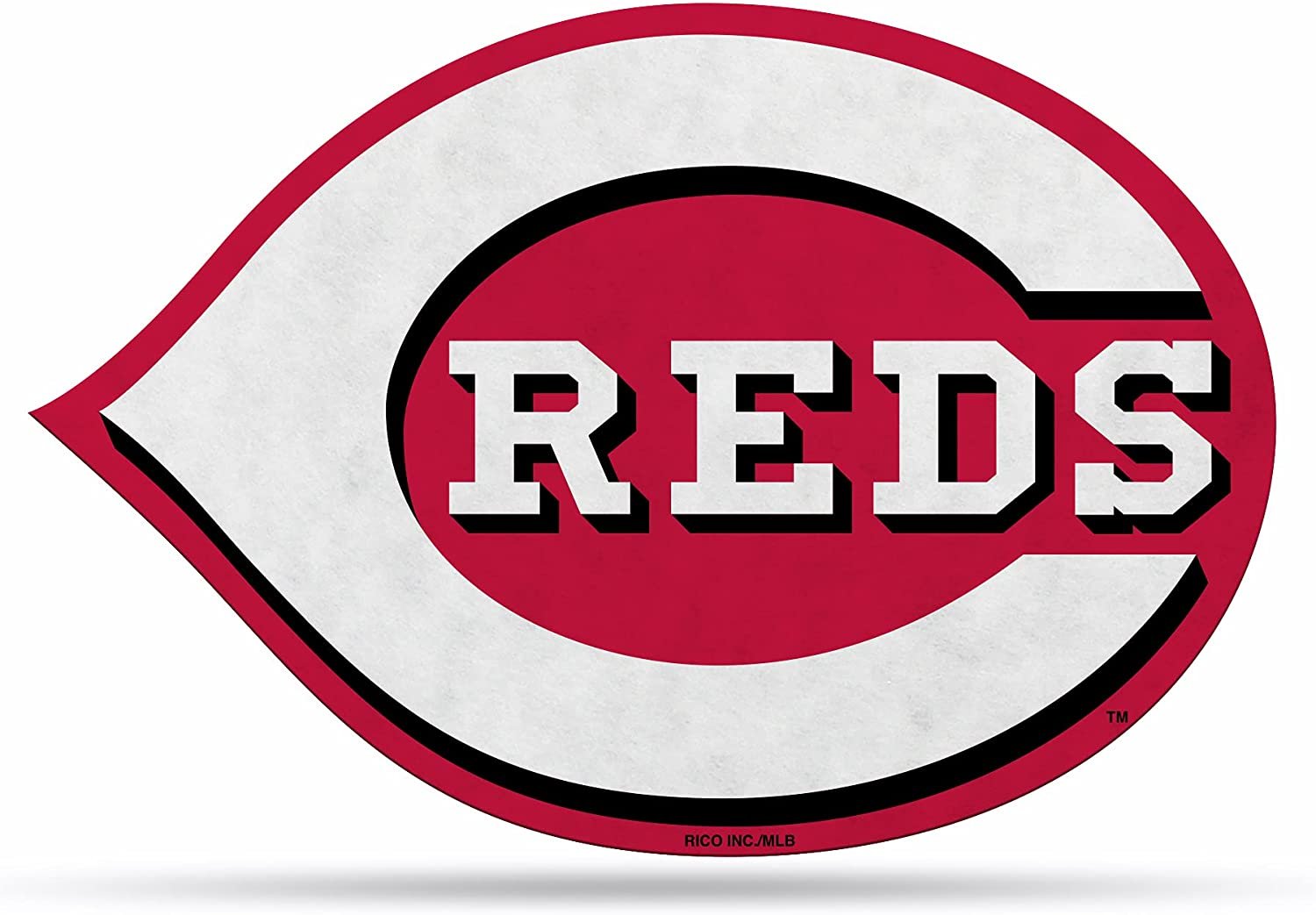 Cincinnati Reds Pennant Felt Primary Logo 18 Inch Shape Cut