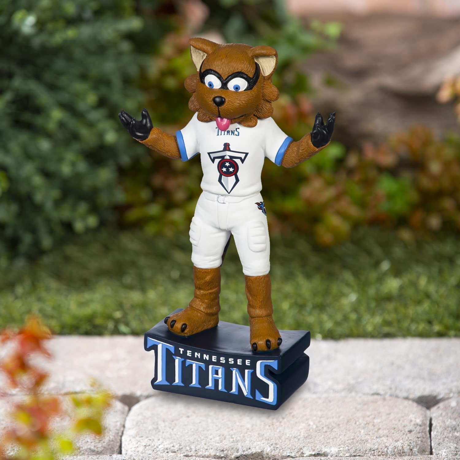 Tennessee Titans 12 Inch Mascot Tiki Totem Garden Statue Resin Outdoor Decoration