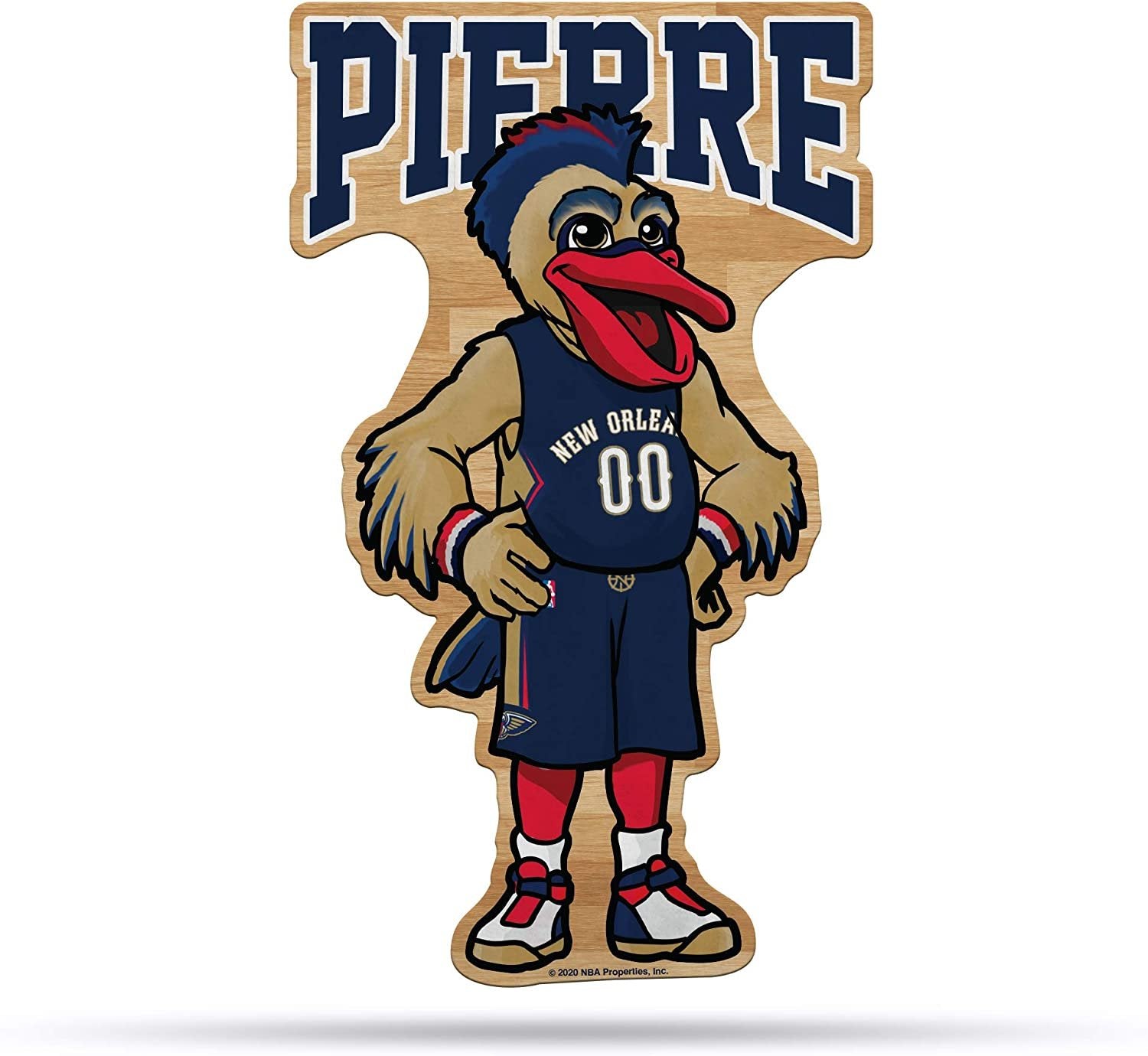 New Orleans Pelicans 18" Mascot Shape Pennant Soft Felt