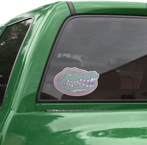 University of Florida Gators 8 Inch Perforated Auto Window Film Decal One-Way Vision Exterior Application