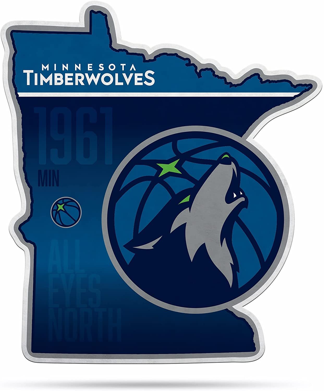 Minnesota Timberwolves 18" State Design Pennant Soft Felt
