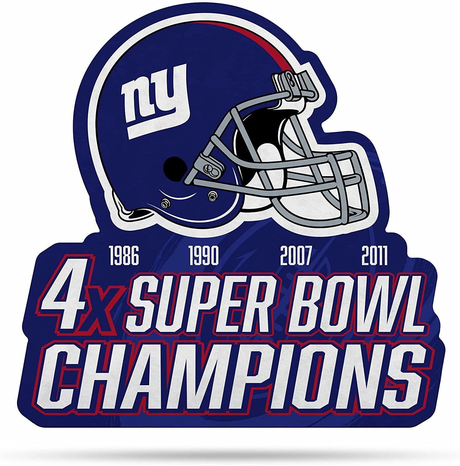 New York Giants 4x Champions Felt Pennant 18 Inch