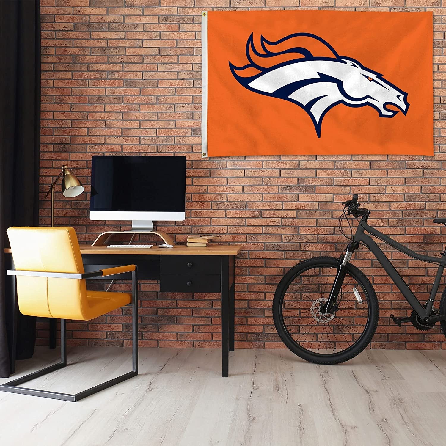 Denver Broncos Premium 3x5 Foot Flag Banner Metal Grommets Indoor Outdoor