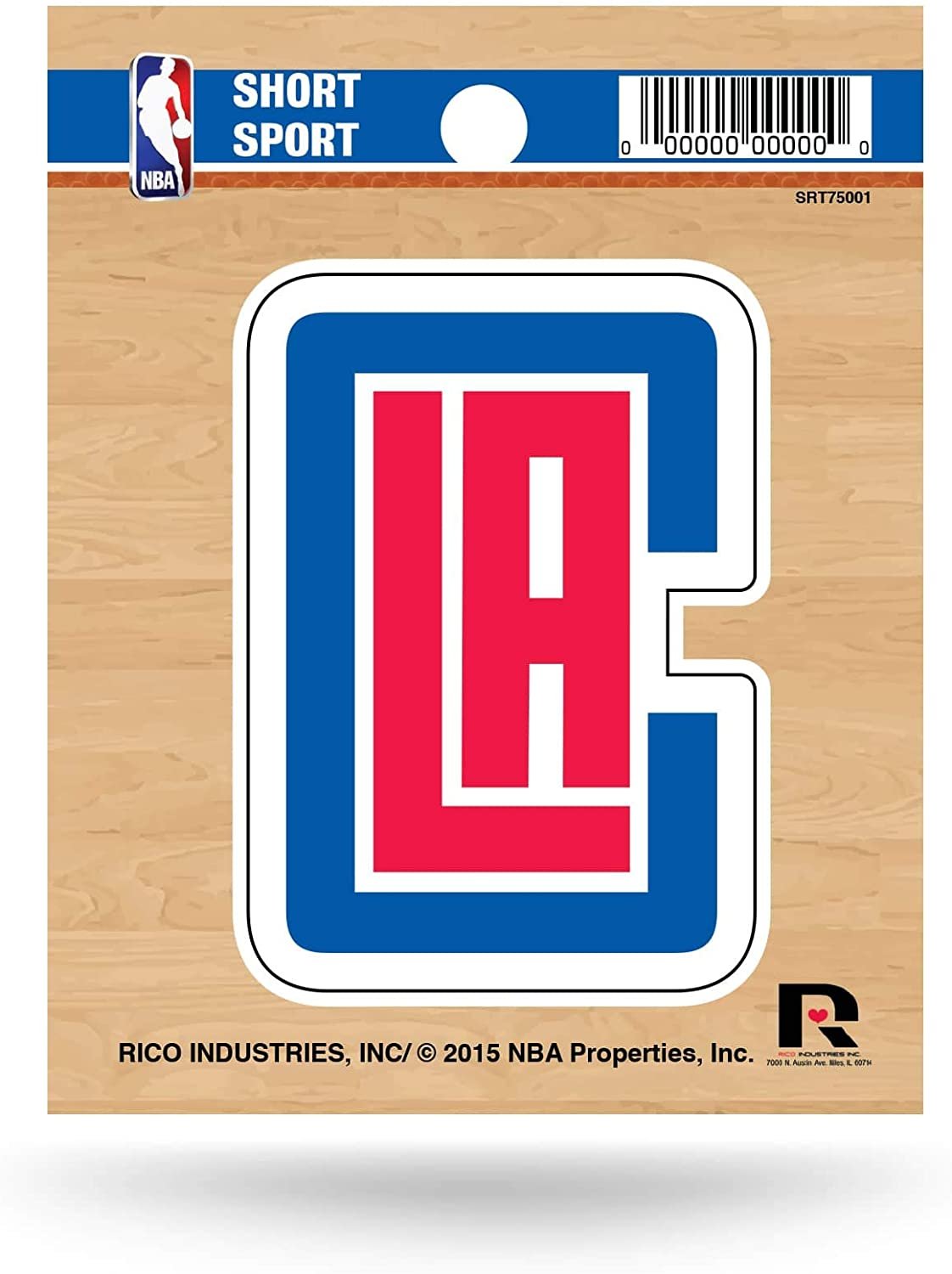Los Angeles Clippers 3 Inch Sticker Decal, Full Adhesive Backing, Easy Peel and Stick Application