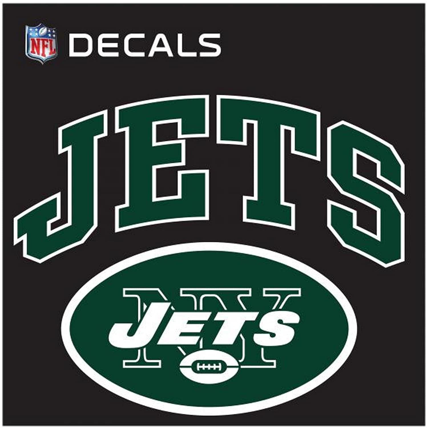 New York Jets 12 Inch Arched Decal Sticker, Vinyl Auto Home Football