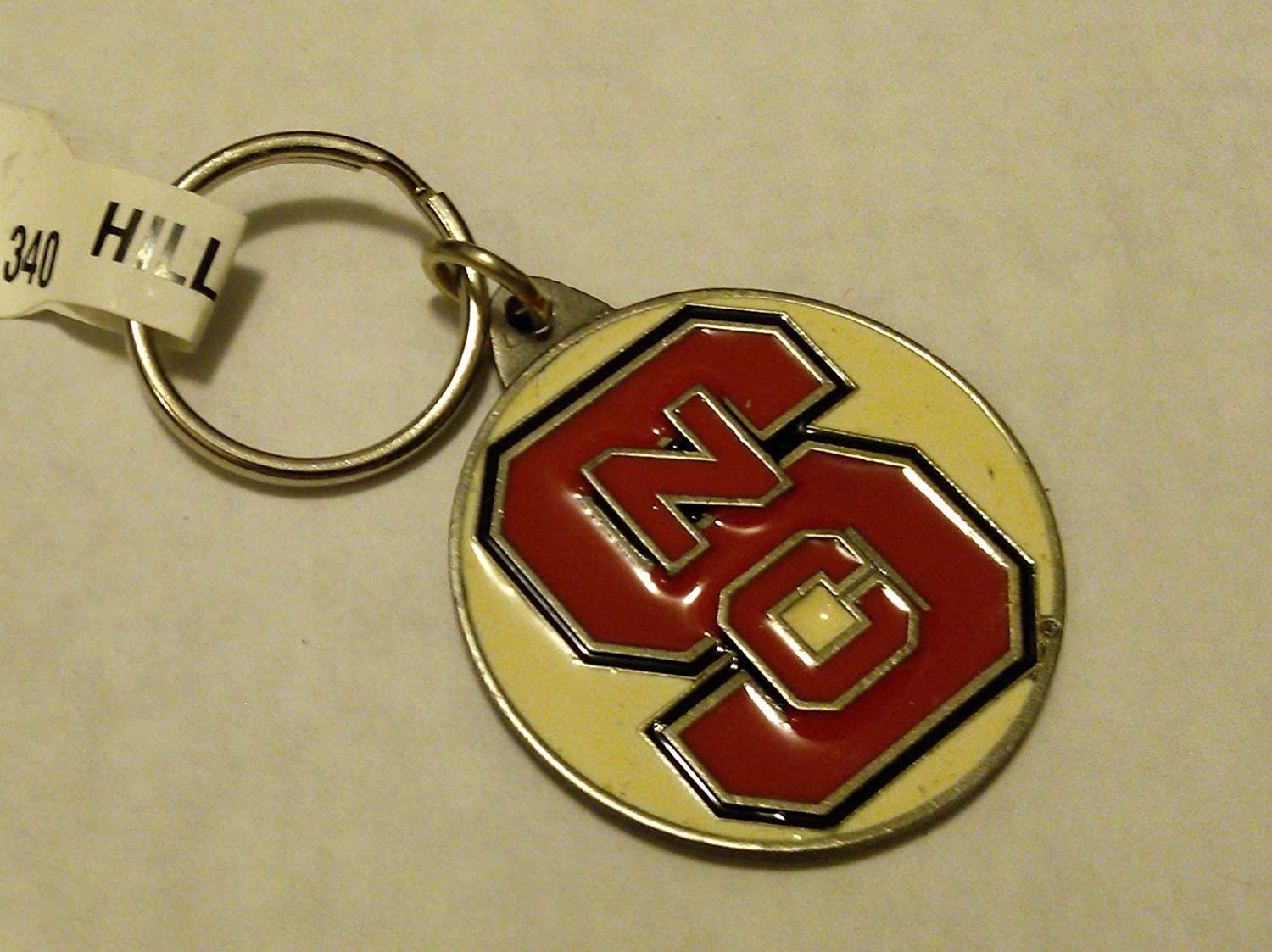 North Carolina State Wolfpack PREMIUM Pewter Keychain Key Chain University of