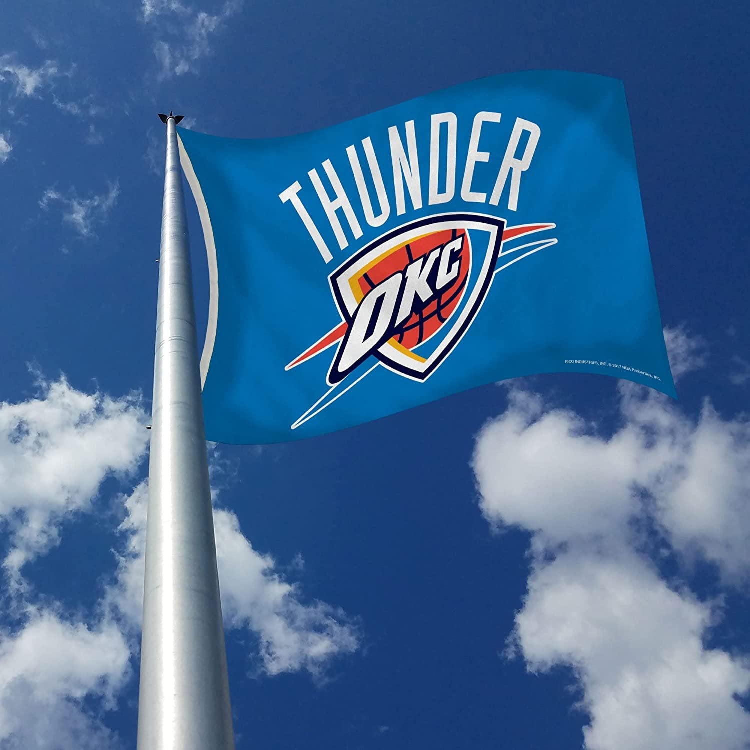 Oklahoma City Thunder Premium 3x5 Feet Flag Banner Metal Grommets Outdoor Indoor