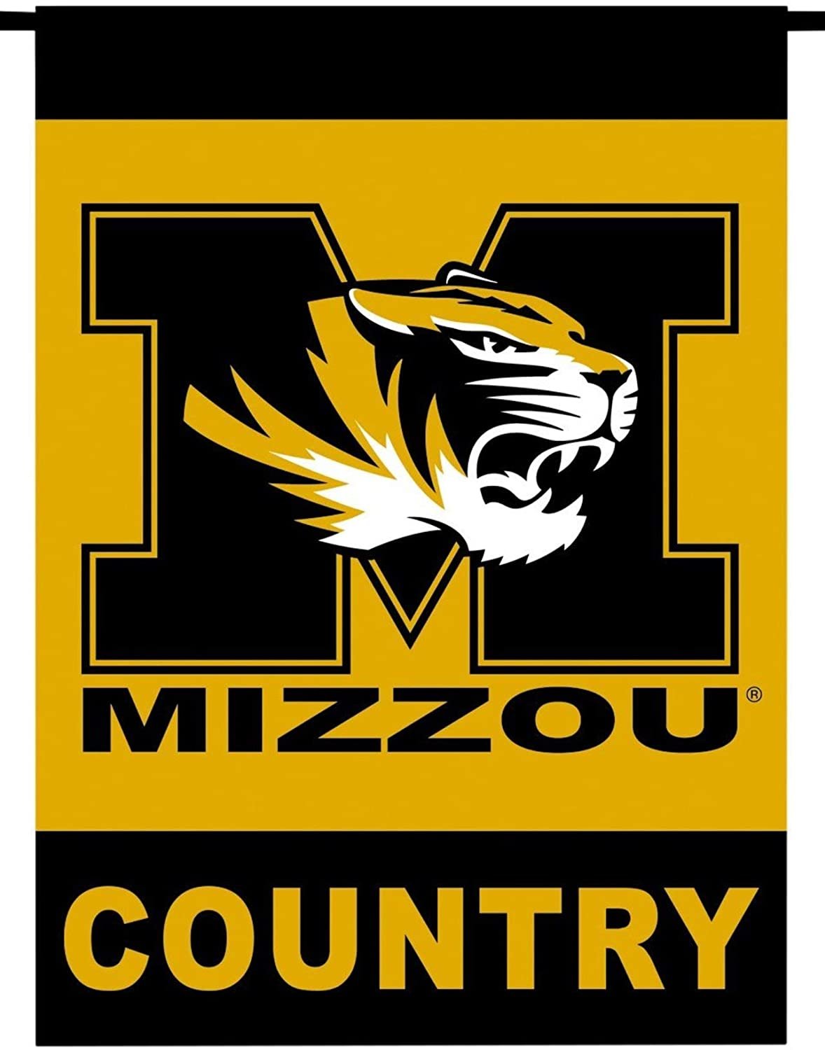 Missouri Tigers Country Premium 2-Sided Garden Window Flag Banner University of