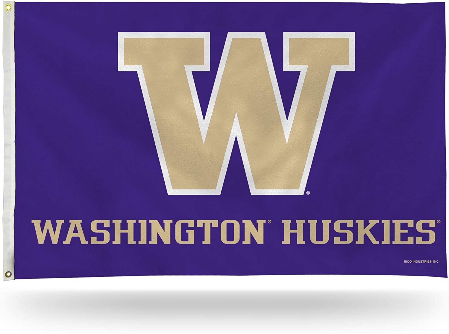 University of Washington Huskies Premium 3x5 Flag Banner Metal Grommets Outdoor Indoor