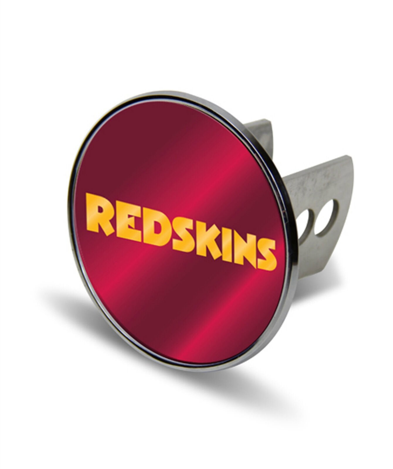 Washington Redskins Commanders Solid Metal Hitch Cover with Laser Cut Mirrored Acrylic Logo for 2 Inch Receivers