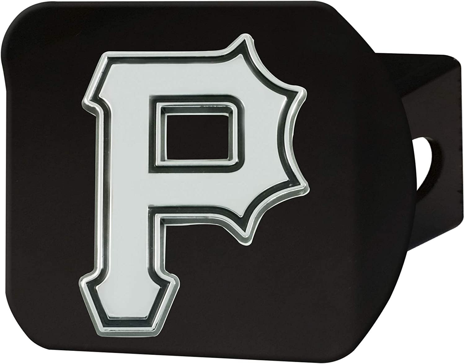 FANMATS 26682 MLB - Pittsburgh Pirates Hitch Cover - Black