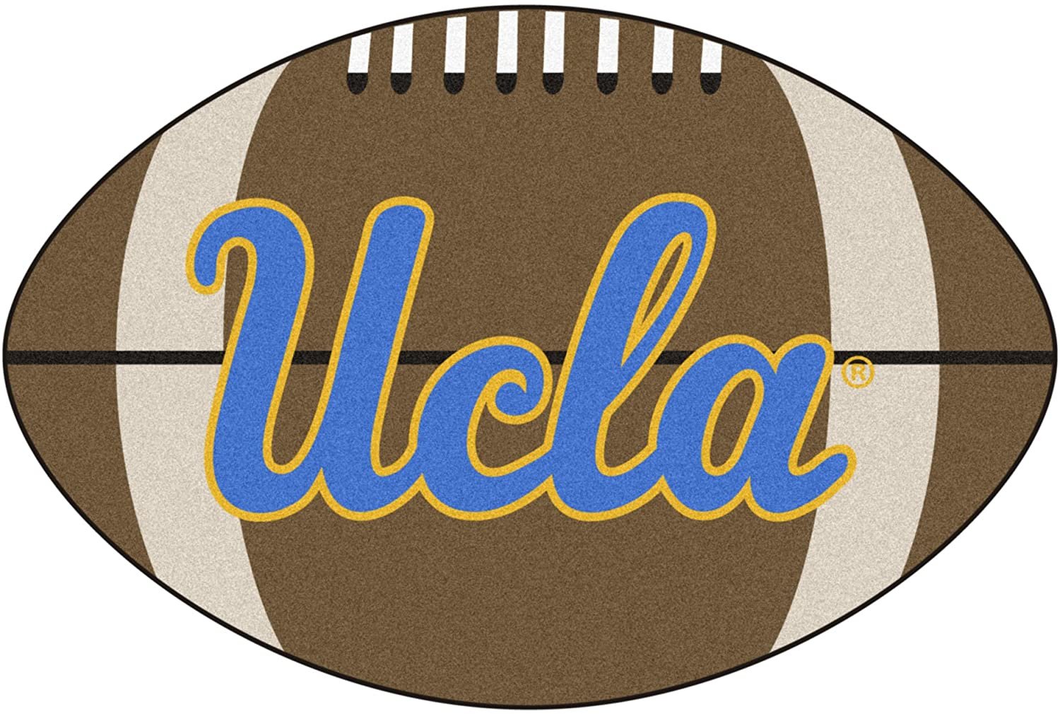 UCLA Bruins Floor Mat Area Rug, 20x32 Inch, Non-Skid Backing, Football Design, University of California Los Angeles