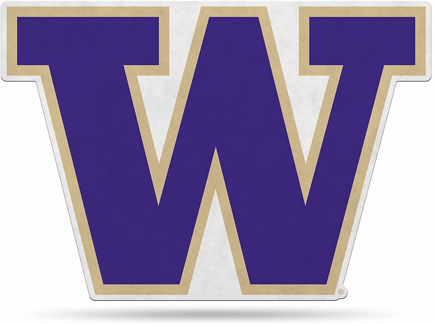 Rico Industries NCAA Washington Huskies Primary Logo Shape Cut Pennant