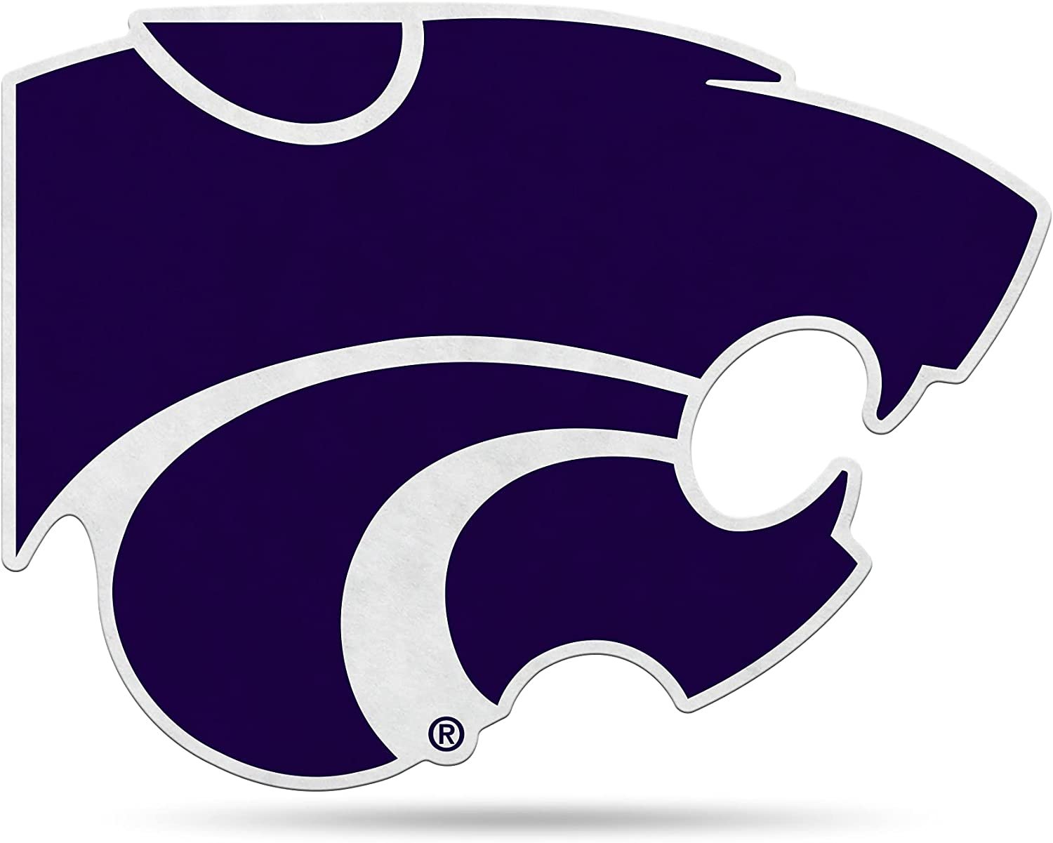 Kansas State University Wildcats Soft Felt Pennant, Primary Design, Shape Cut, 18 Inch, Easy To Hang