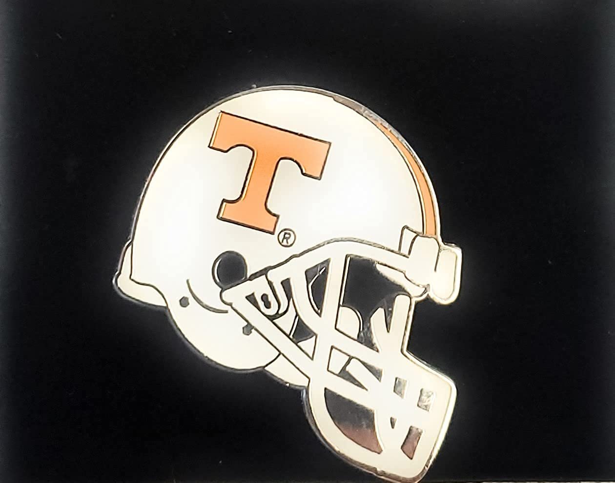 University of Tennessee Volunteers Helmet Design Premium Metal Pin, Lapel Hat Tie, Push Pin Backing