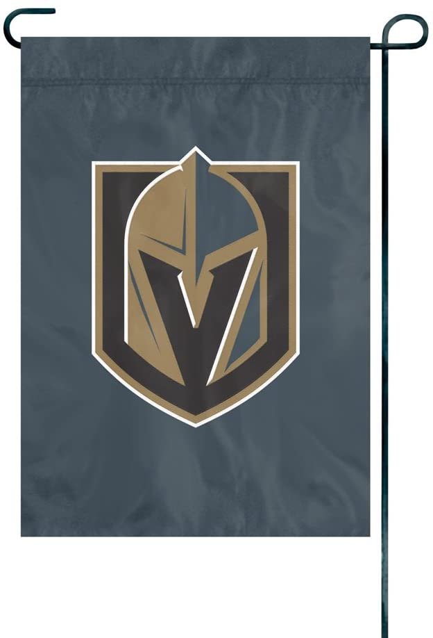 Vegas Golden Knights Premium Garden Flag Banner Applique Embroidered 12.5x18 Inch