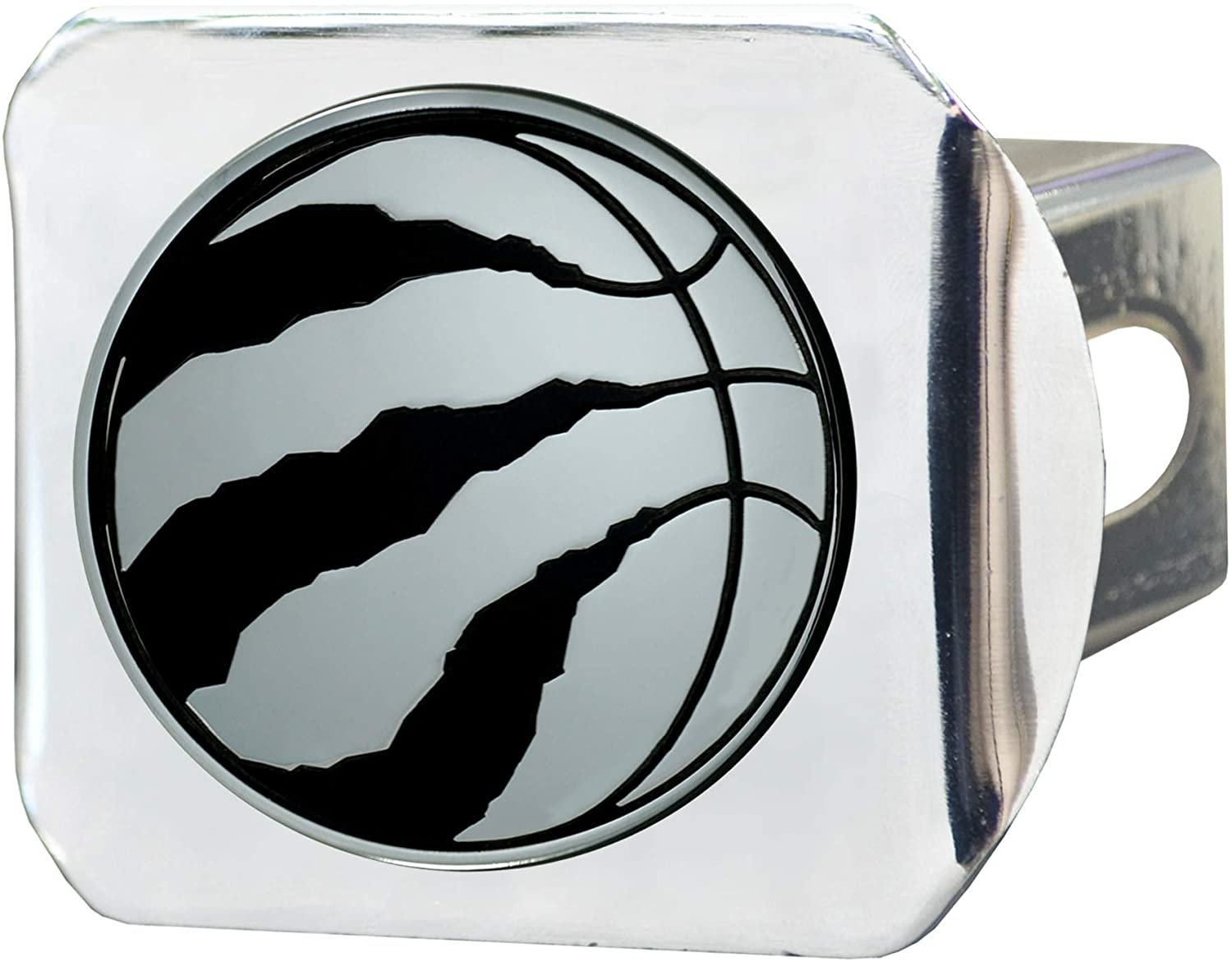 Toronto Raptors Hitch Cover Solid Metal with Raised Chrome Metal Emblem 2" Square Type III