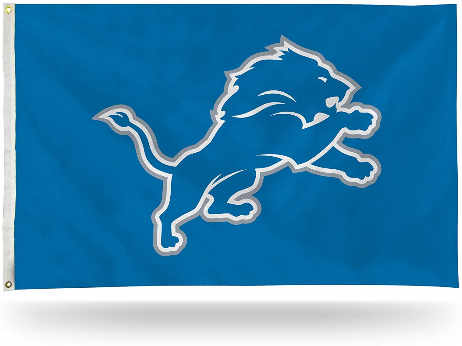 Detroit Lions Premium 3x5 Feet Flag Banner, Logo Design, Metal Grommets, Outdoor Use, Single Sided