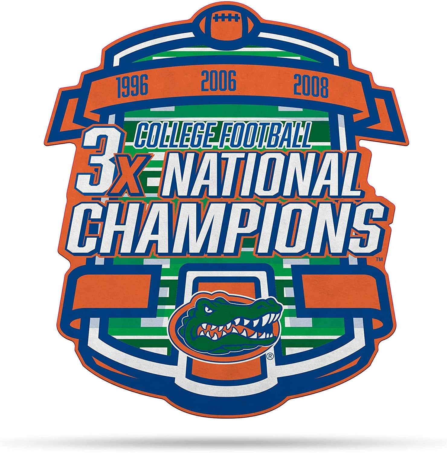 Florida Gators 3X Champions Pennant 18 Inch Soft Felt University of