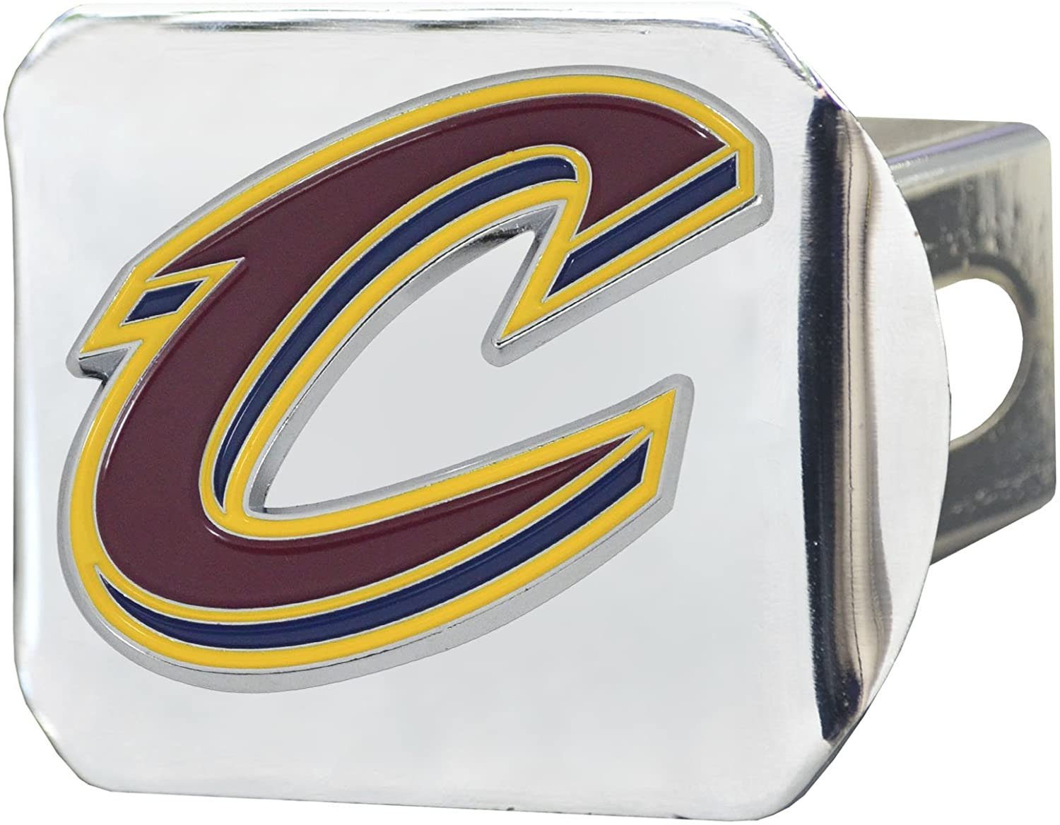 Cleveland Cavaliers Hitch Cover Solid Metal with Raised Color Metal Emblem 2" Square Type III