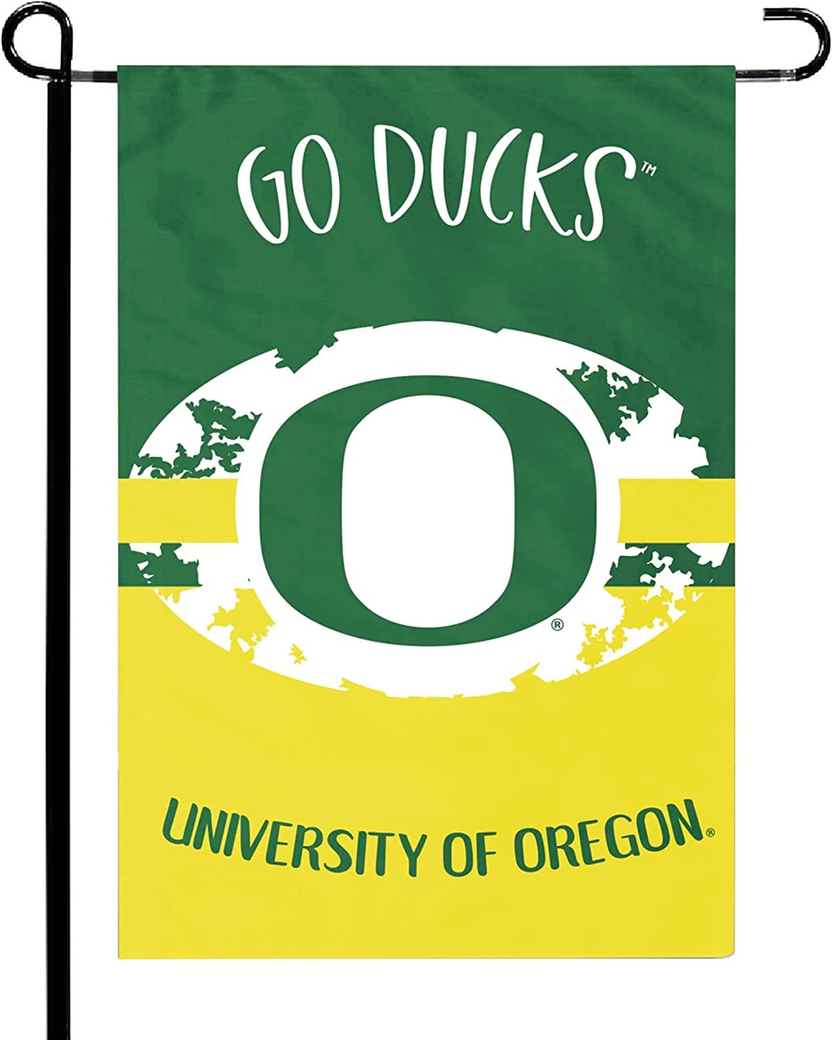 University of Oregon Ducks Double Sided Garden Flag Banner 12x18 Inch Alternate Design