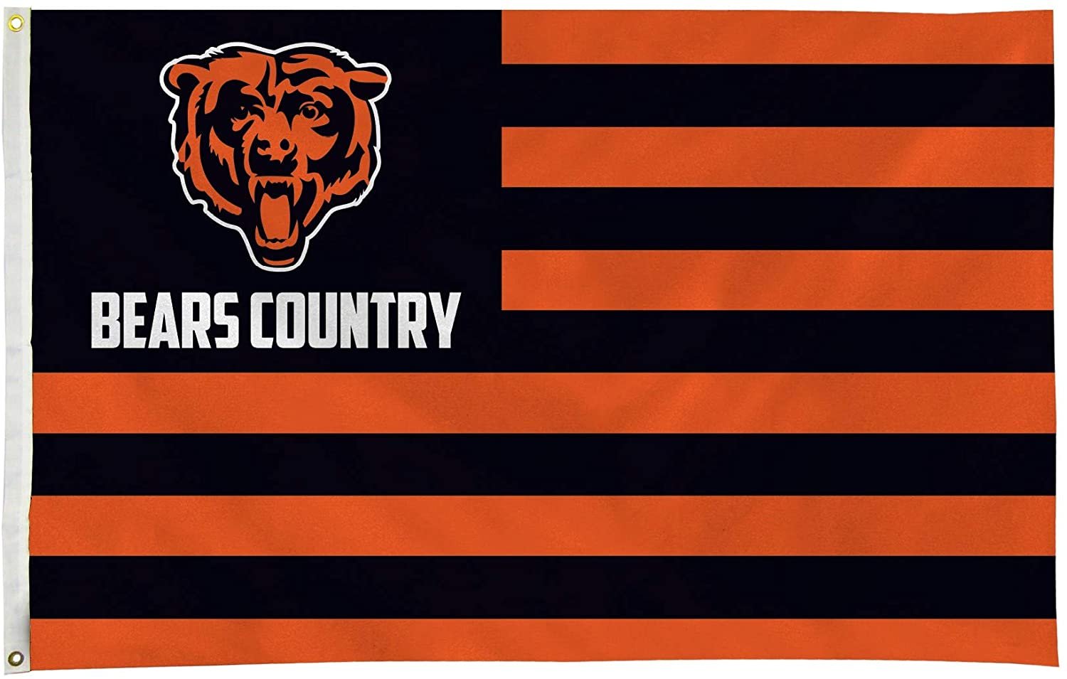 Chicago Bears Flag Banner 3x5 Country Design Premium with Metal Grommets Outdoor House Football