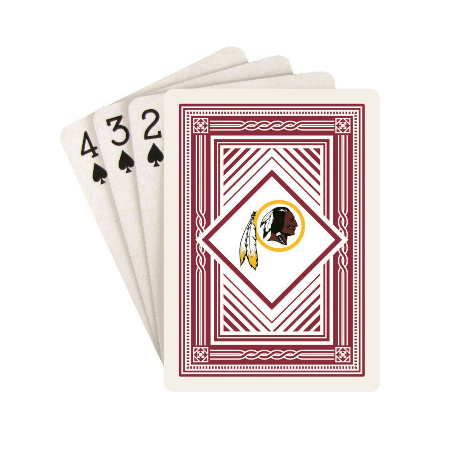 Washington Redskins Classic Logo Style Deck of Playing Cards NFL Football