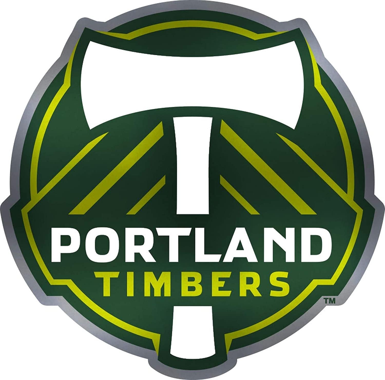 Portland Timbers SD Premium Color Acrylic Auto Emblem Raised Decal MLS Soccer