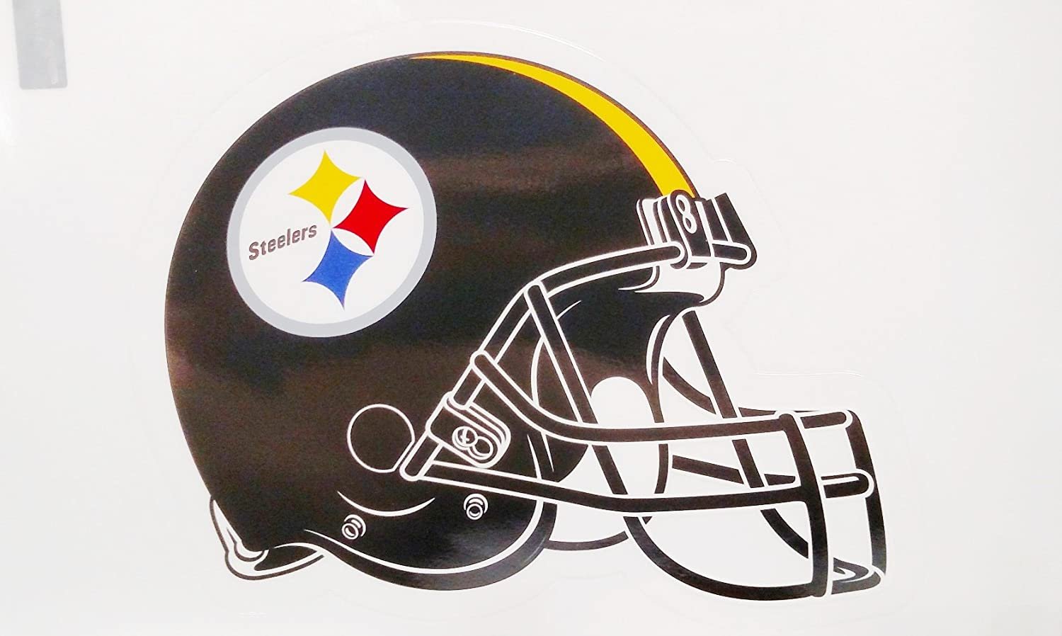 Pittsburgh Steelers 18 Inch Reusable JUMBO Cling Static Decal Football